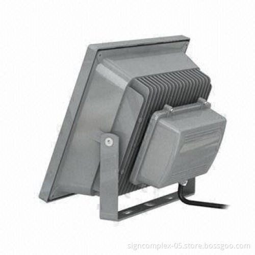 50W LED Floodlights with IP65 Grade, 100 to 240V AC, 50/60Hz Input Voltage, Over 30,000-hour Life